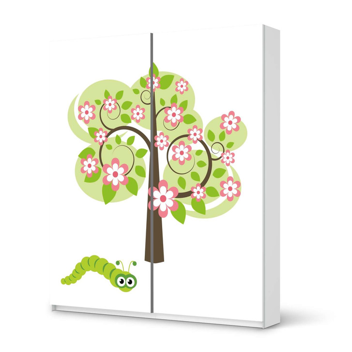 Möbelfolie IKEA Pax Schrank 236cm Höhe - Schiebetür - Blooming Tree - CR116952