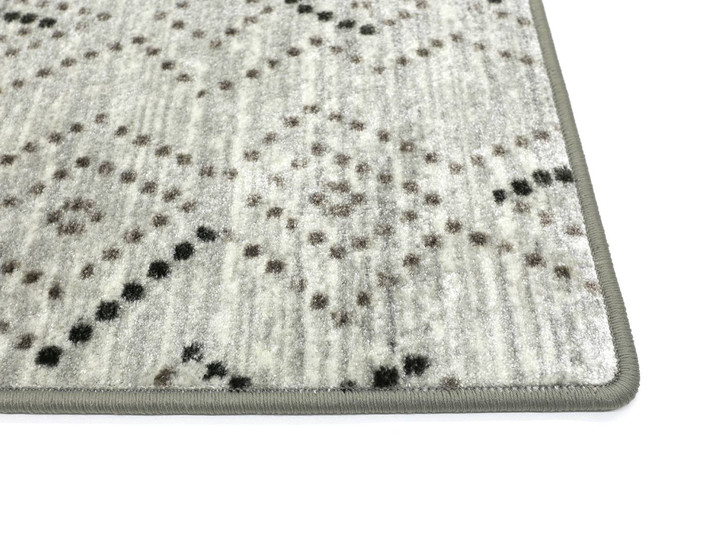 Noah Boho Kettelteppich in Grau - TS466152