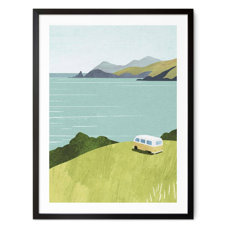 Poster Van Life an der Küste - Reiseposter - Rivers - WA408312