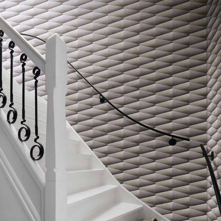 Rasch Vliestapete, Mustertapete Composition anthrazit - WA338793