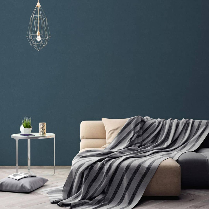 A.S. Création Unitapete Geo Effect Vliestapete einfarbig blau - WA329843