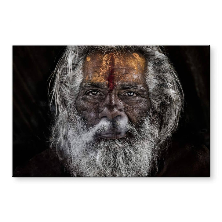 Acrylglasbild Kuesta - Spiritualität eines Sadhu in Indien - WA478940