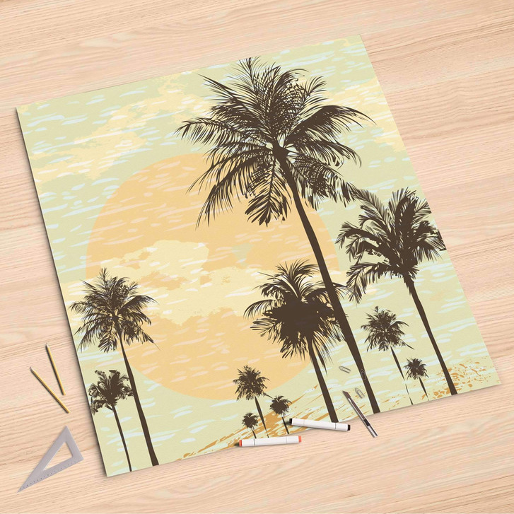 Folienbogen (90x90cm) - Beach Palms - CR107501