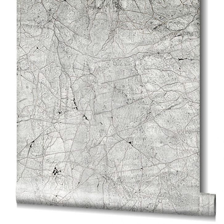 Fototapete Grau Steinoptik für Wohnzimmer Schlafzimmer 2.70 x 2.12 cm - WA448688