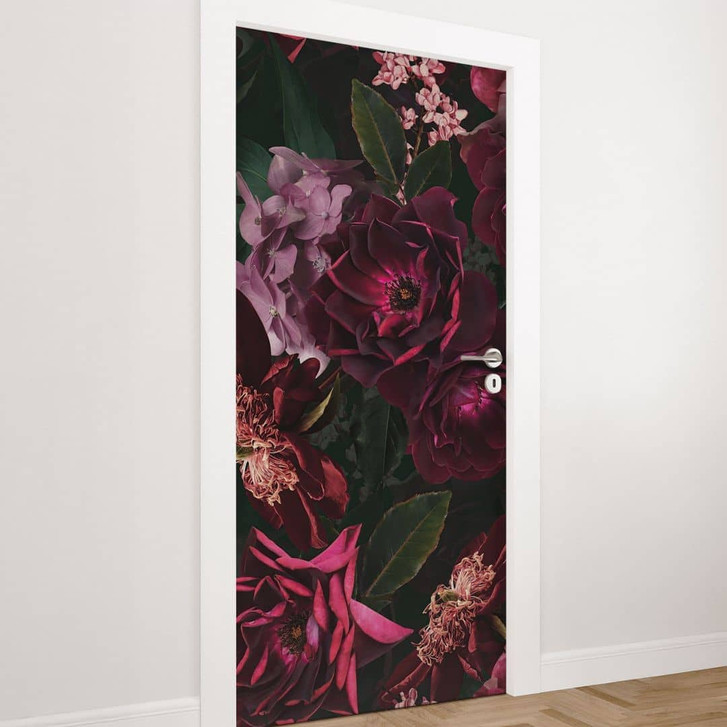 Türfolie Fleur de Paris - UN Designs - Selbstklebende Türdeko - WA509791