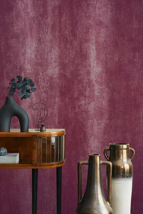 Vliestapete Uni Modern in Rot - WA482924