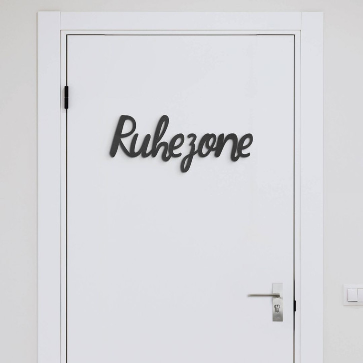 3D MDF Schriftzug Ruhezone - WA351155