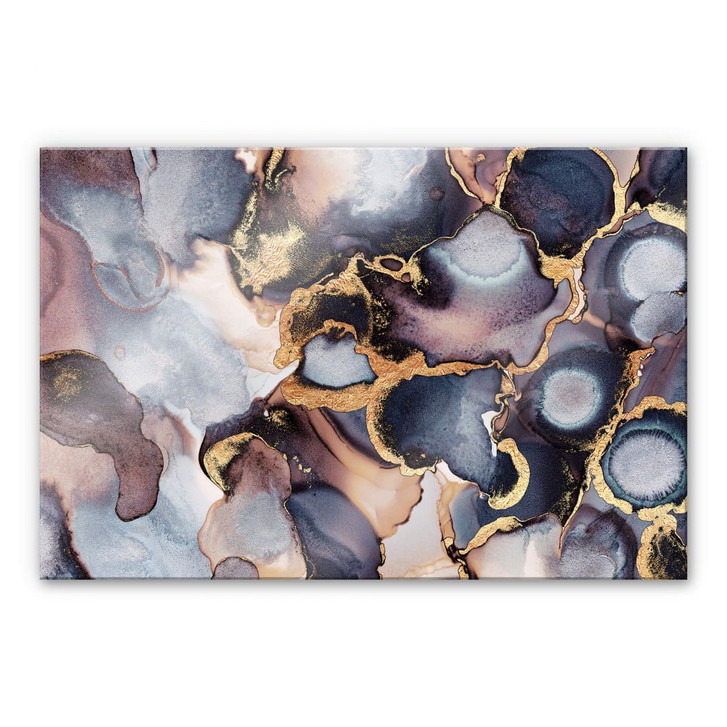 Acrylglasbild Fredriksson - Tinte: Rosé und Gold - WA251713