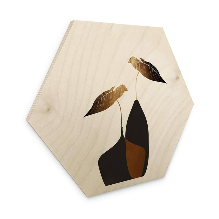 Hexagon - Holz Kubistika - Skandinavisches Bouquet - WA326859