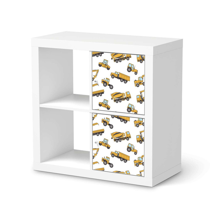 Klebefolie IKEA Expedit Regal 2 Türen (hoch) - Working Cars - CR109446