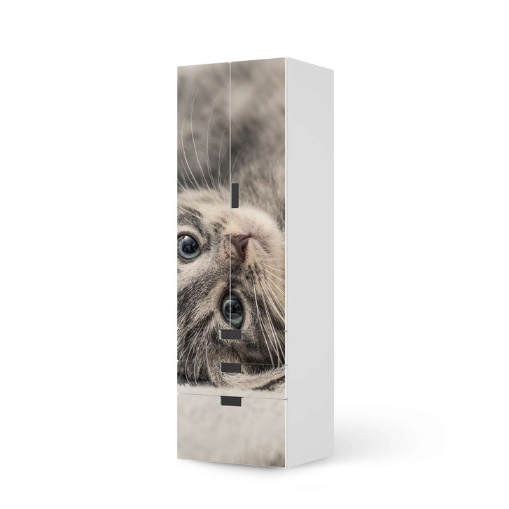 Klebefolie IKEA Stuva / Malad - 3 Schubladen und 2 grosse Türen - Kitty the Cat - CR111835