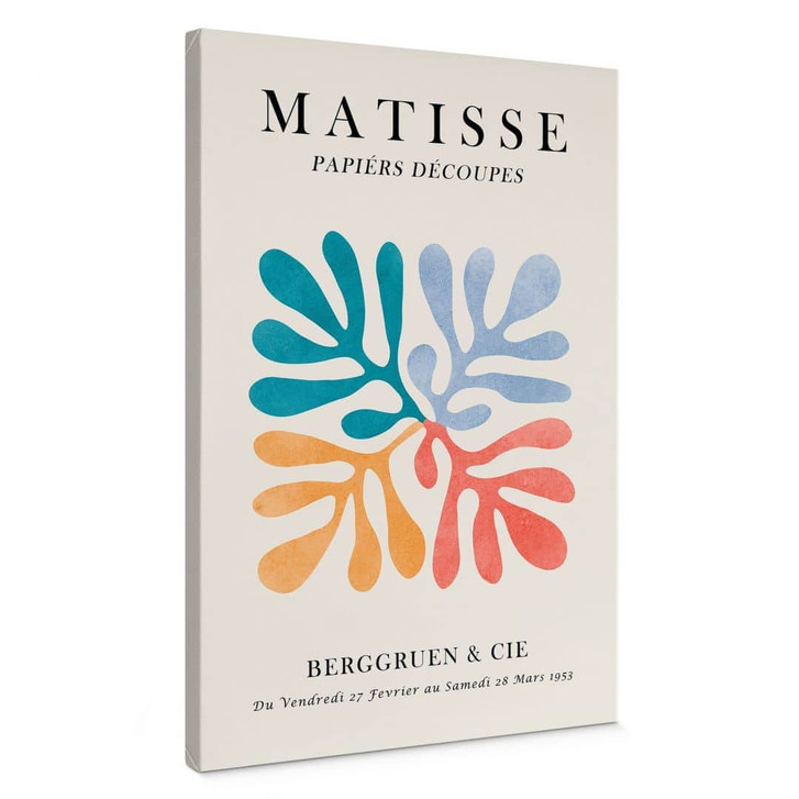 Leinwandbild Plakat Papiers Découpés im Matisse-Stil - Costa - WA496224