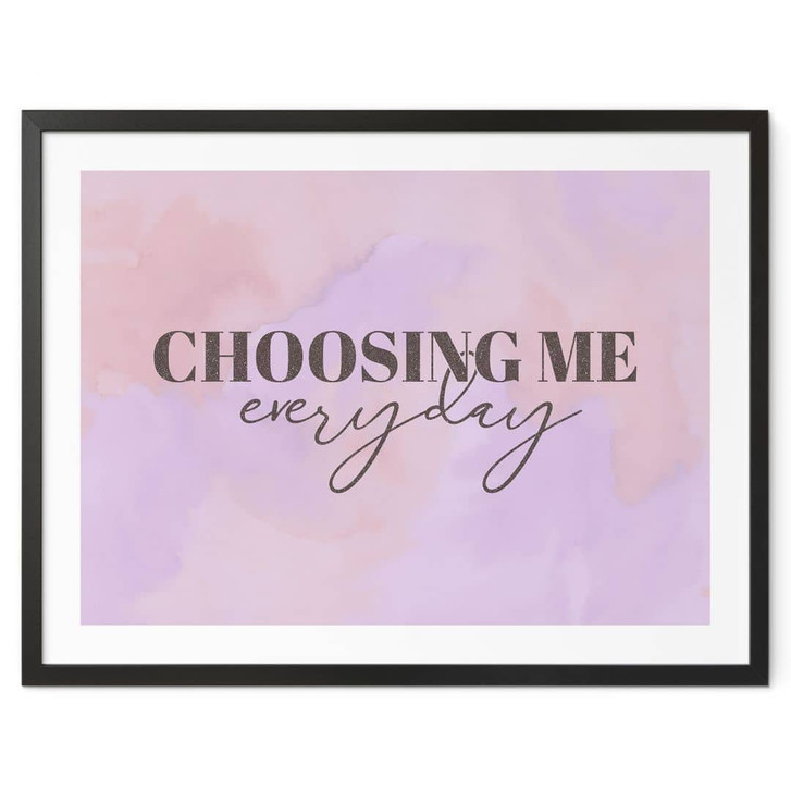 Spruchposter Choosing me everyday | Affirmation Poster - WA504841