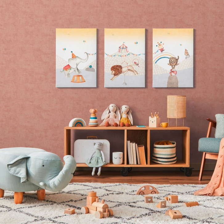 Unitapete Jungen Korall-Rot - Einfarbige Unitapete - WA465431