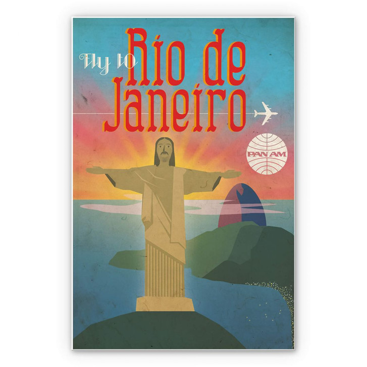 Wandbild PAN AM - Fly to Rio de Janeiro - WA195090