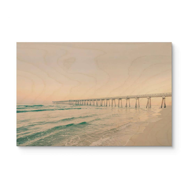 Holzbild Seebrücke über dem Meer - Sisi & Seb - WA425819