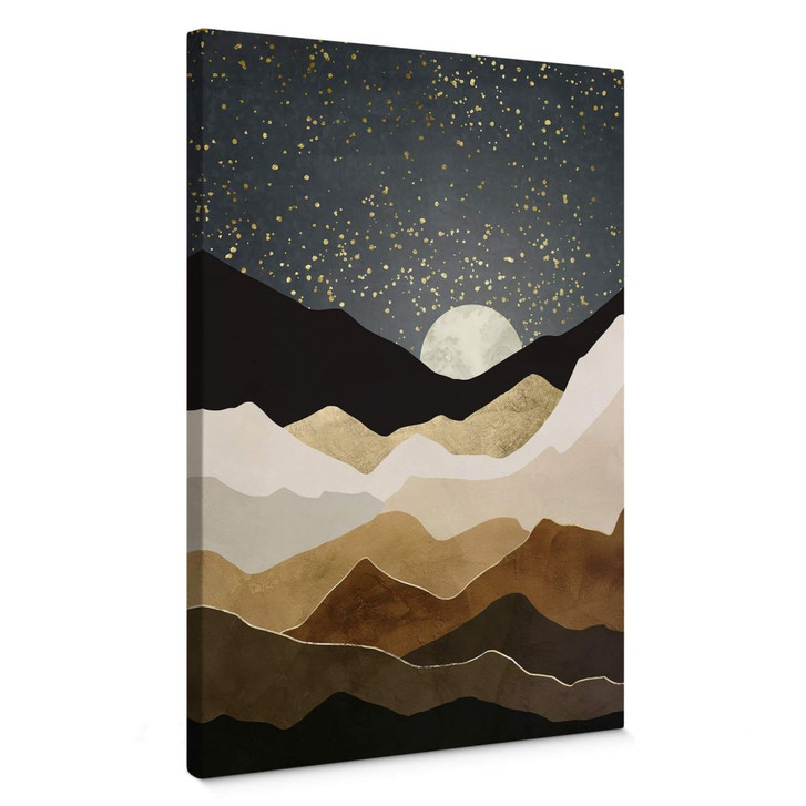 Leinwandbild SpaceFrog Designs - Goldene Sterne - WA347971