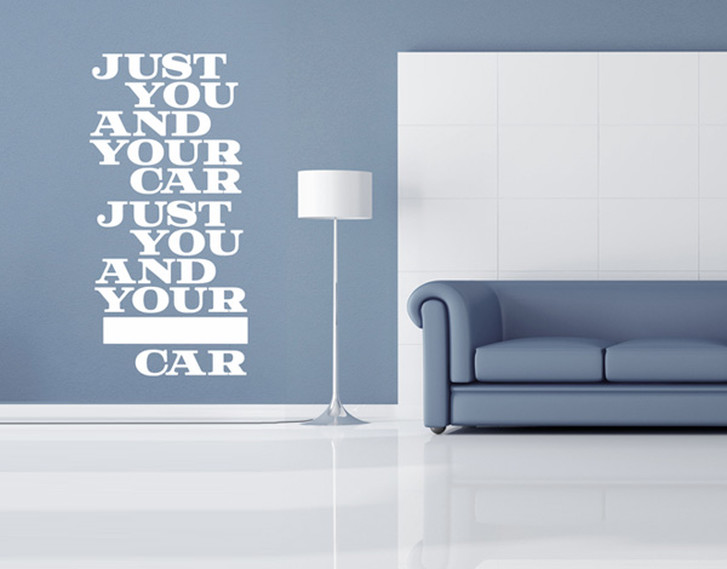 Wandtattoo You and your car - TD16381