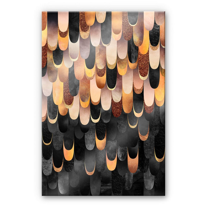 Acrylglasbild Fredriksson - Federn aus Kupfer - WA251671