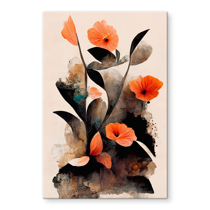 Acrylglasbild Korallenrote Mohnblumen - Treechild - WA392918