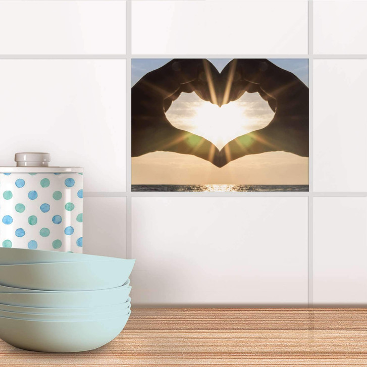 Fliesenfolie - Sunny Heart - CR104263