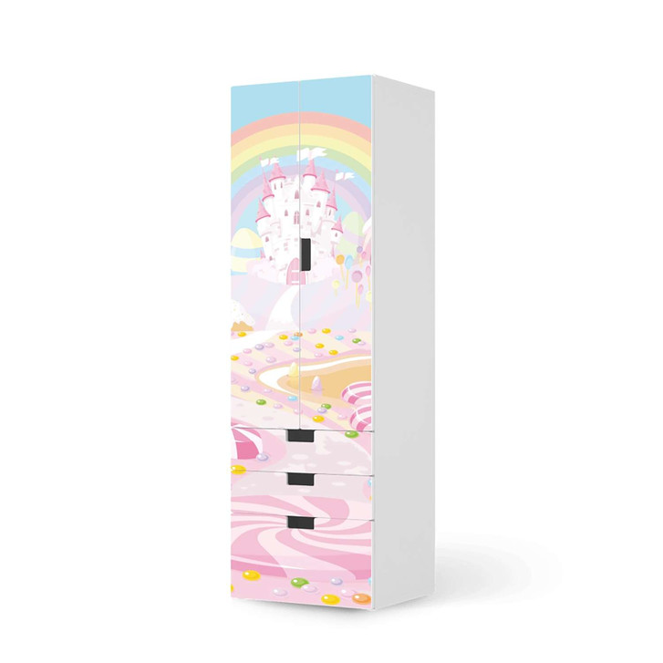 Klebefolie IKEA Stuva / Malad - 3 Schubladen und 2 grosse Türen - Candyland - CR111807