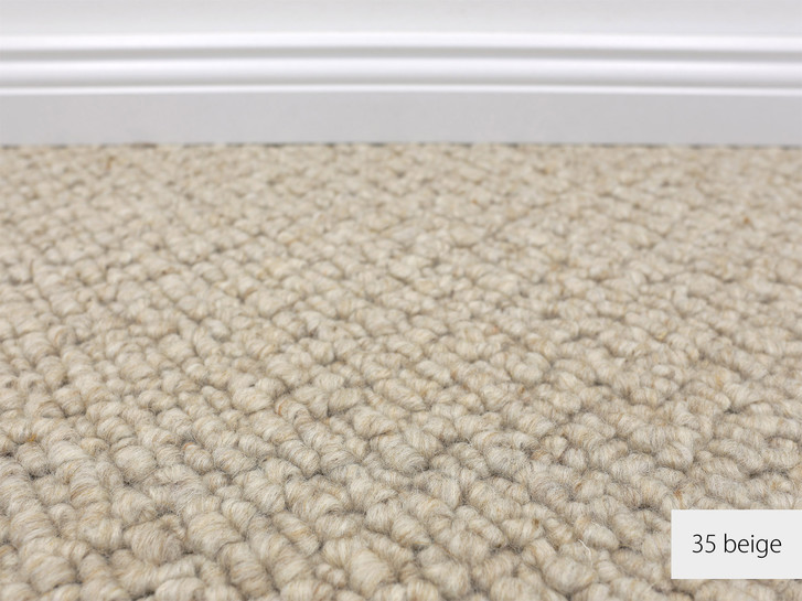 Titan Berber Teppichboden Meterware in Beige 35 - TS460882