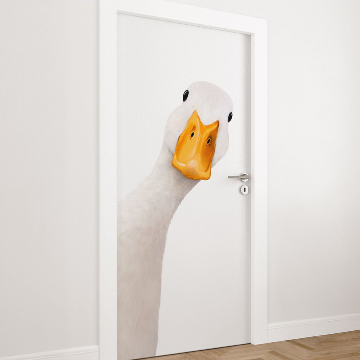 Türfolie Neugierige Gans - Korenkova - WA518796