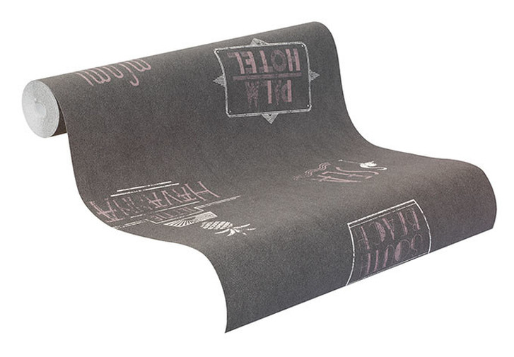 Vliestapete b.b home passion 5 schwarz, weiss, Beerentöne - WA397333