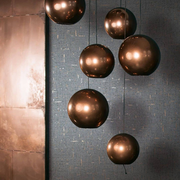 Vliestapete in leicht glänzender Struktur anthrazit Uni - WA445289