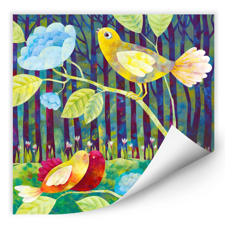 Wallprint Blanz - Vögel im Wald - WA181593
