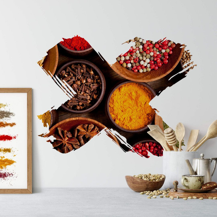 Wandtattoo Gewürze durchkreuzt - WA301674