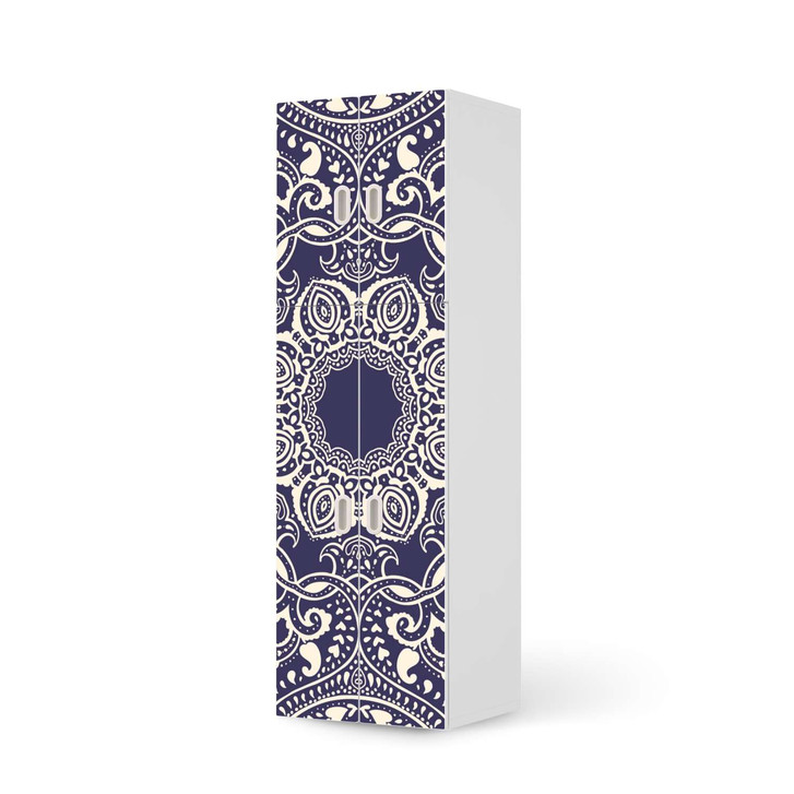 Möbelfolie IKEA Stuva / Fritids - 2 grosse und 2 kleine Türen - Blue Mandala - CR118728