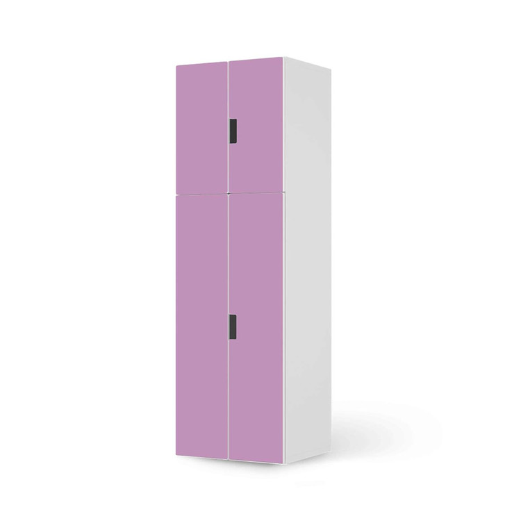 Möbelfolie IKEA Stuva / Malad - 2 grosse Türen und 2 kleine Türen - Flieder Light - CR118668