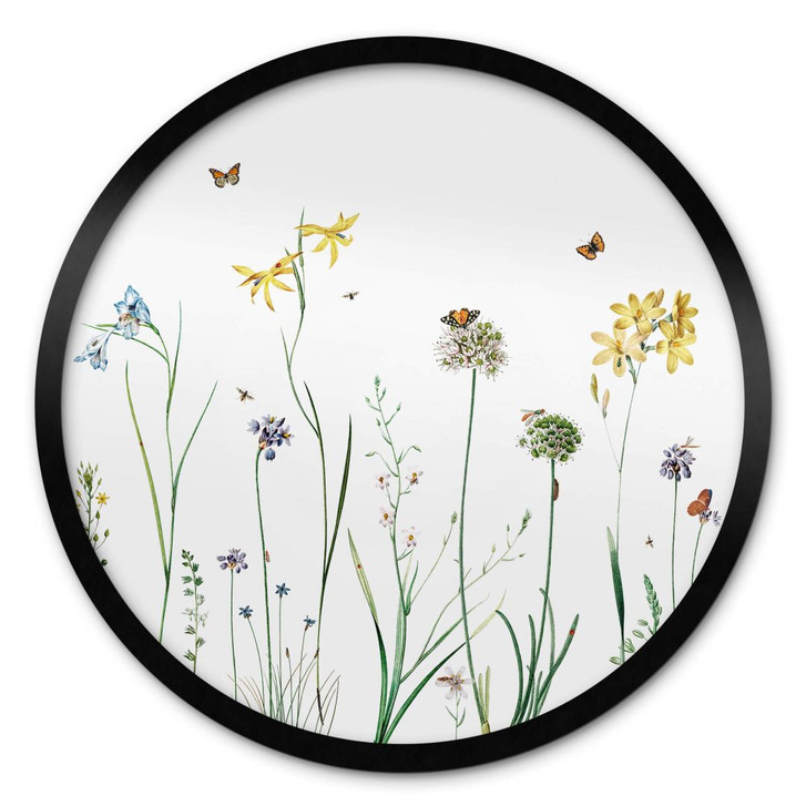 Poster Sir Edward - Schmetterlingswiese - Rund - WA380326
