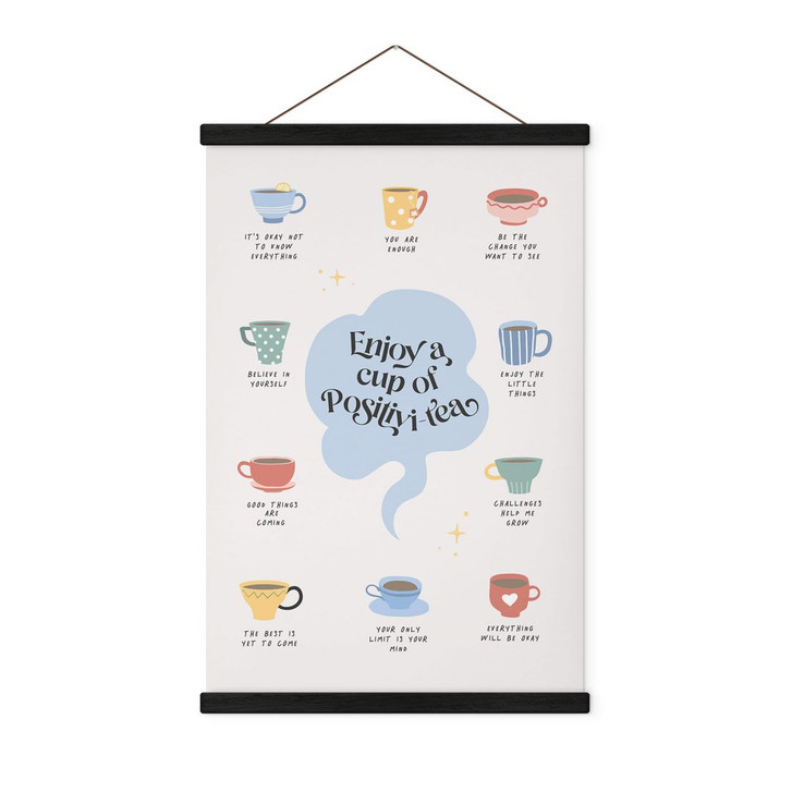 Stoffbild Enjoy a cup of Positivi-Tea - KsanaKalpa - WA410915