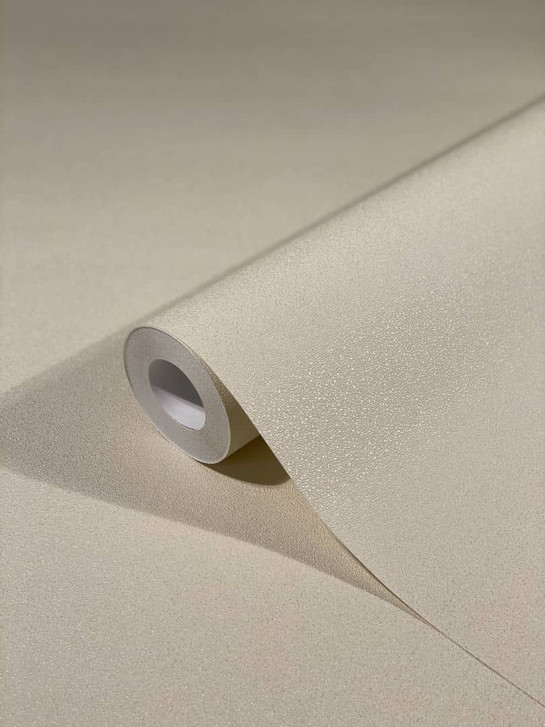 Vliestapete in leicht glänzender Struktur beige Uni von Harald Glööckler - WA508554