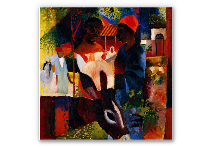 Wandbild Macke - Markt in Tunis - WA194238