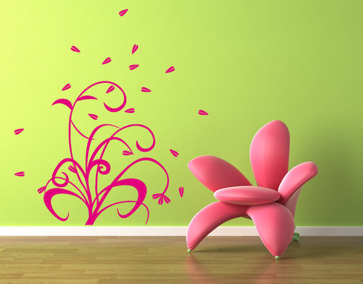 Wandtattoo Blüten im Wind - TD16057