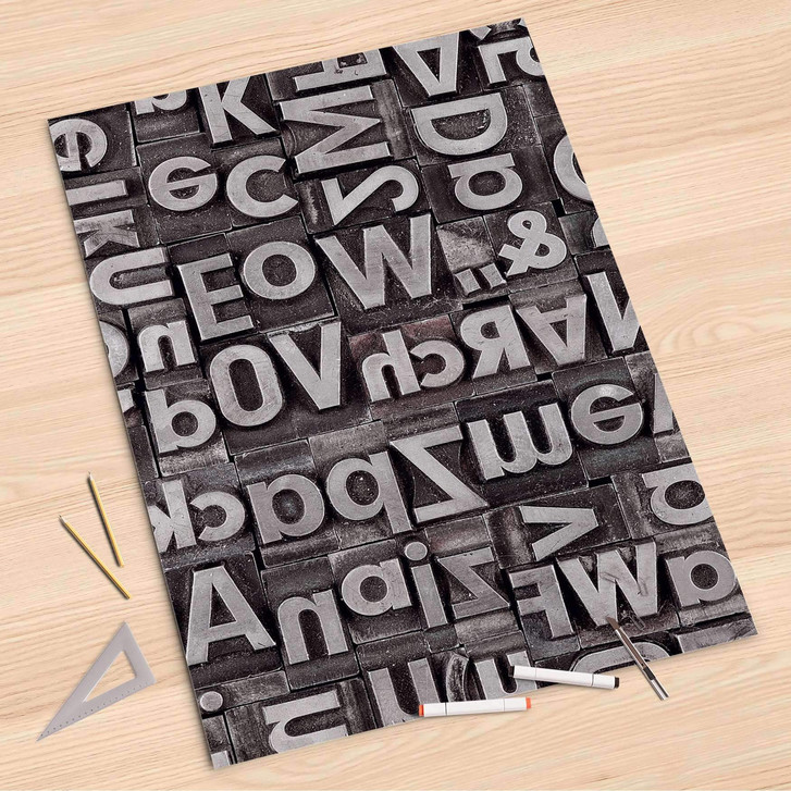 Folienbogen (80x120cm) - Alphabet - CR107254