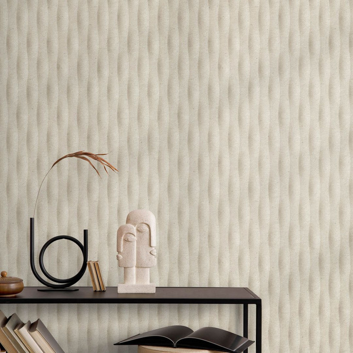 Guido Maria Kretschmer Grafiktapete Concrete Illusion Fashion for Walls 5 beige - WA485139