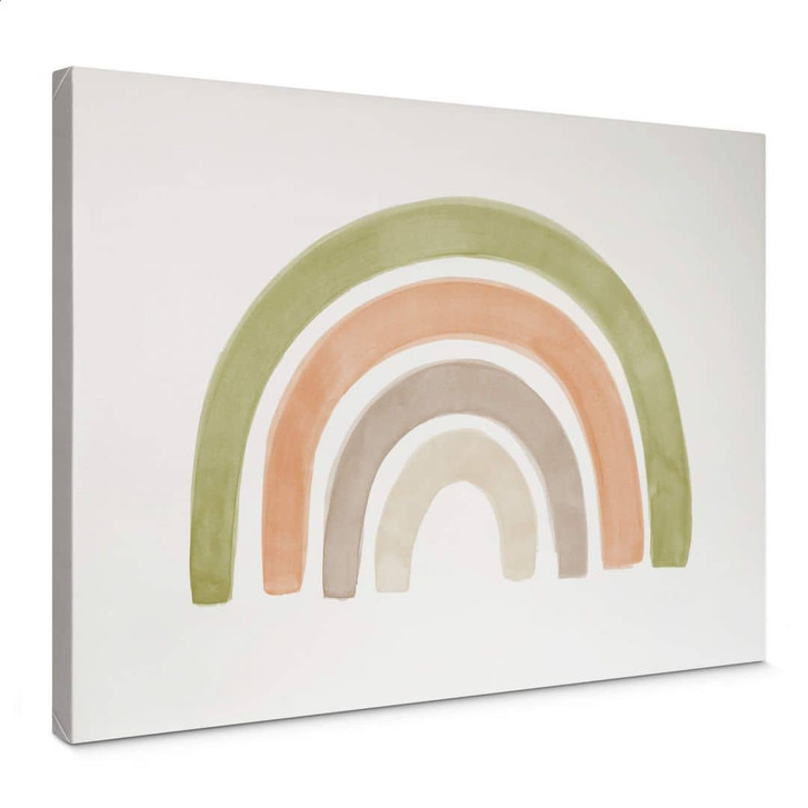 Leinwandbild Nouveauprints - Regenbogen Aquarell - WA322090