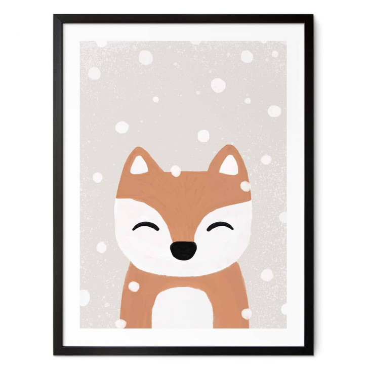 Poster Schneefuchs - Kinderposter - Orara Studio - WA408497