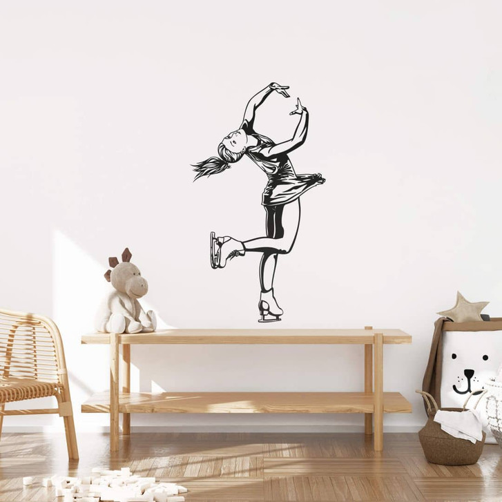 Wandtattoo Eiskunstläuferin - WA208938