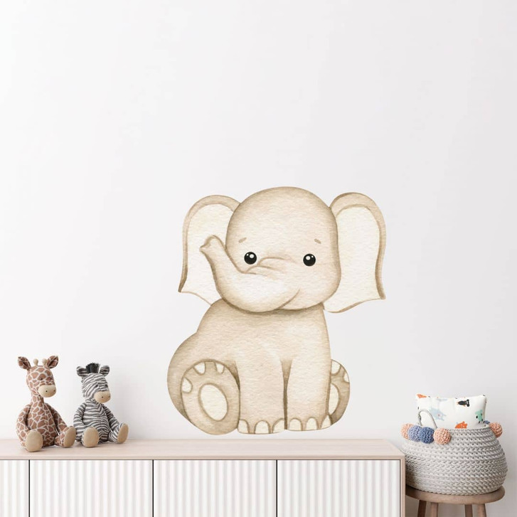 Wandtattoo Sitzender Elefant - WA472295