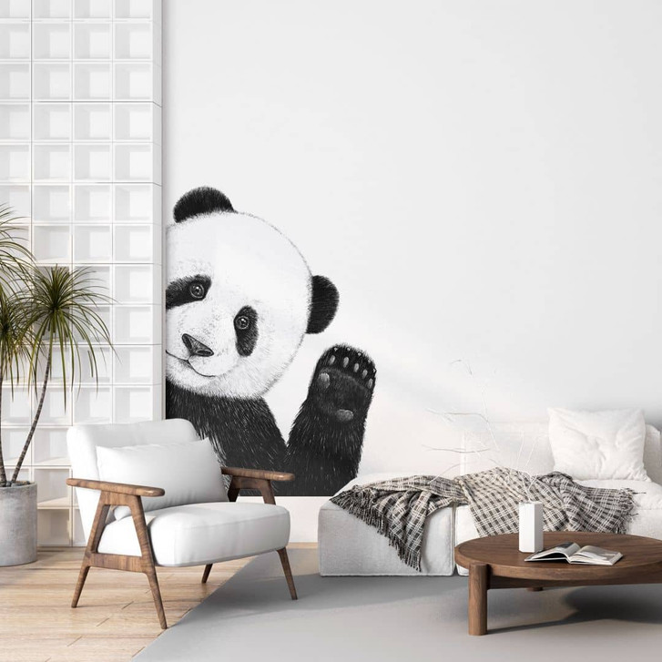 Wandtattoo Winkender Panda - Korenkova - WA432626
