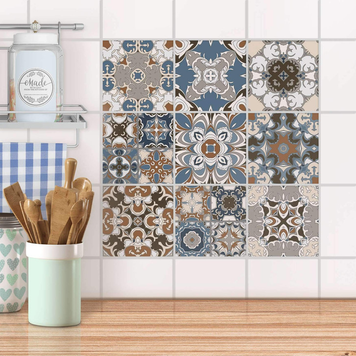 Fliesenaufkleber Set - Psychedelic mirror - CR102437