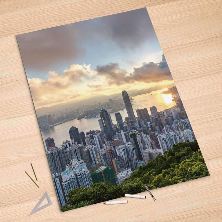 Folienbogen (100x150cm) - Hong Kong - CR106202