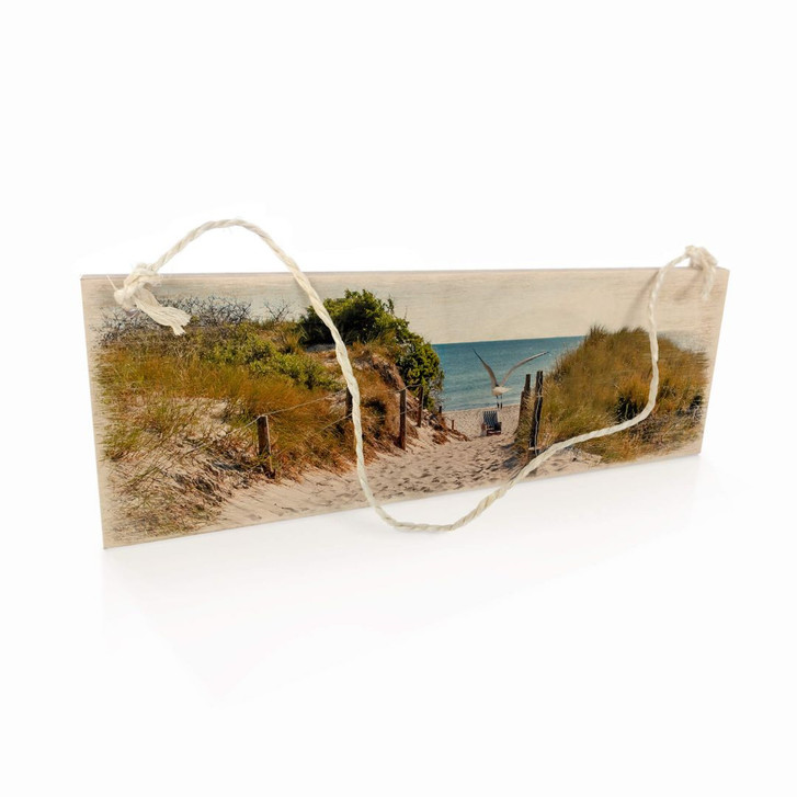 Holzschild Way to the beach - WA295817