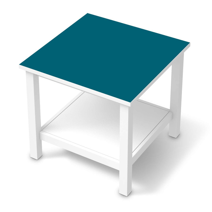 Möbel Klebefolie IKEA Hemnes Tisch 55x55cm - Türkisgrün Dark - CR113632